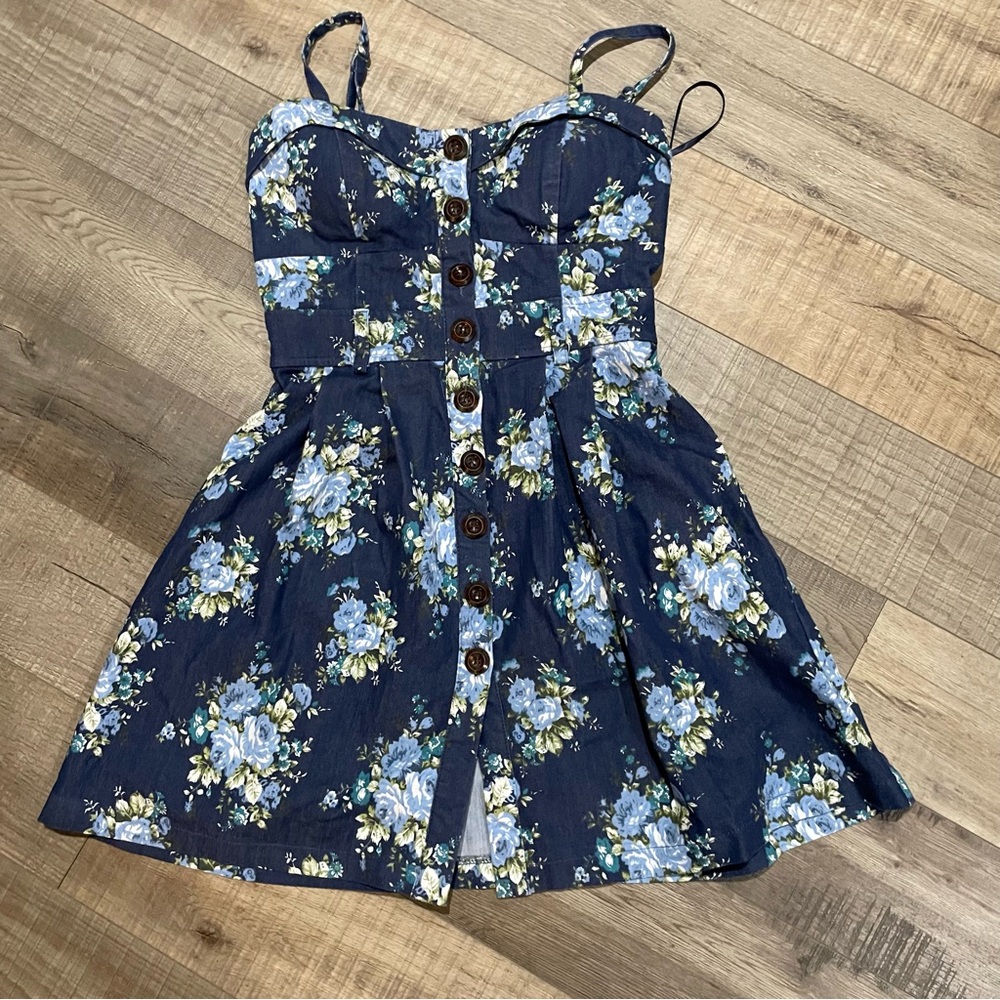 Cute fit and flare mini dress